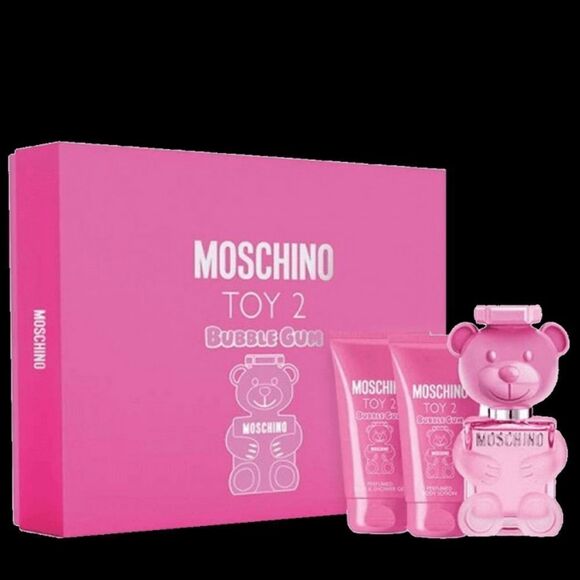 NIB Moschino Toy 2 Bubblegum 25ml 3pc Gift Set - Picture 6 of 9